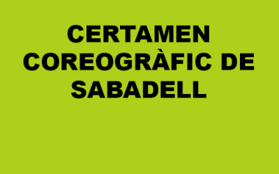 CERTAMEN COREOGRÀFIC DE SABA